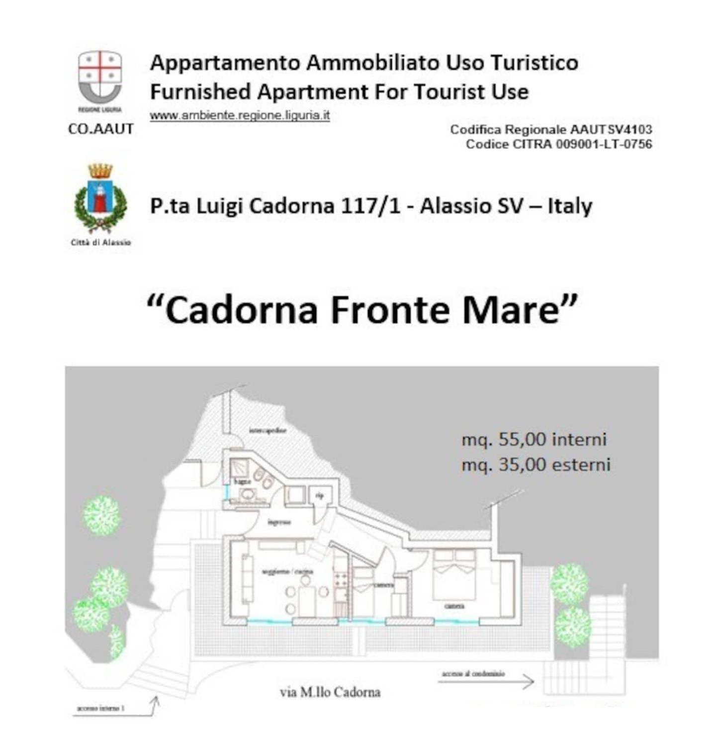 阿拉西奥Cadorna Fronte Mare公寓 外观 照片